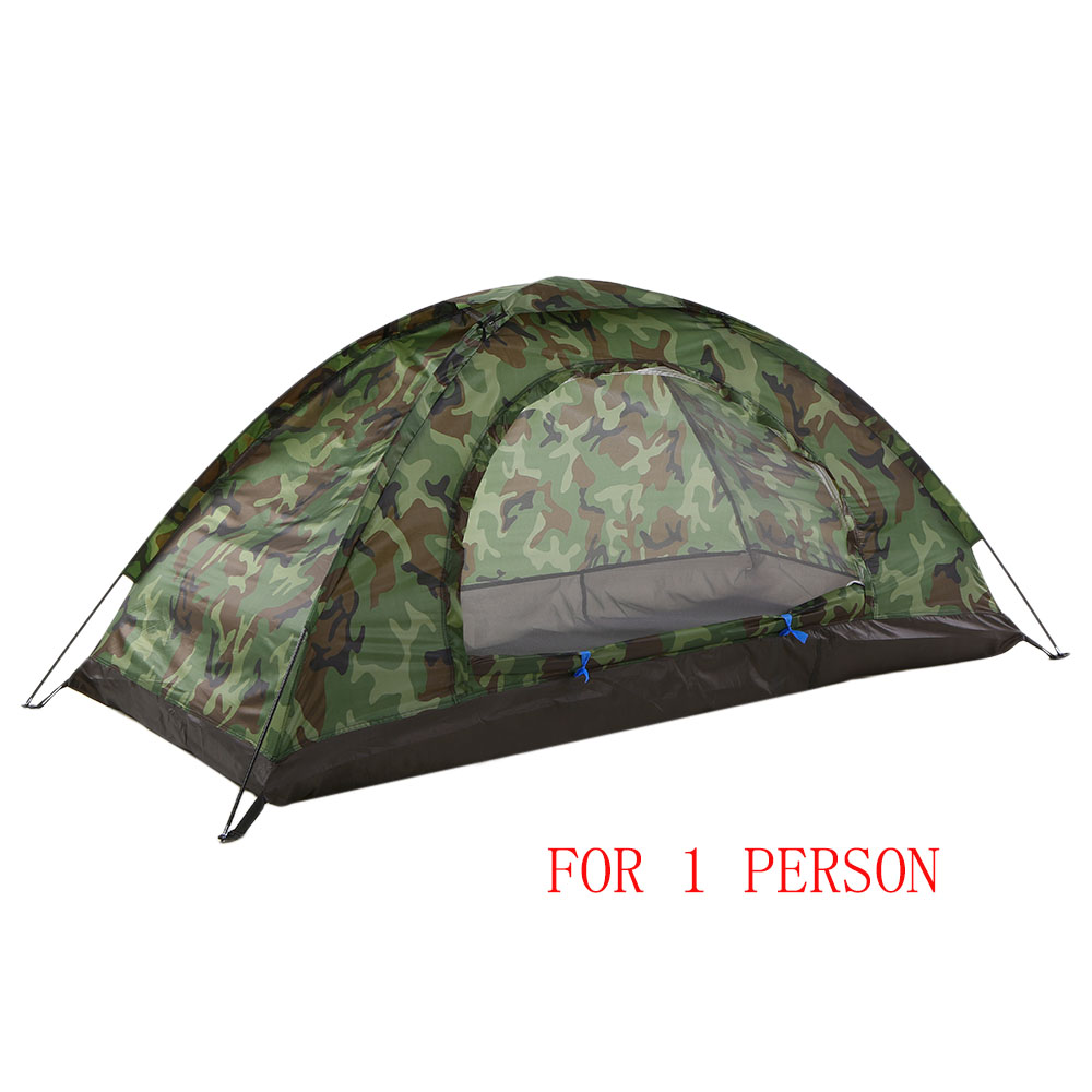 Cheap Goat Tents Ultralight Waterproof Camping Tent Single Layer Portable Tent Anti UV Coating UPF 30+ for Outdoor Beach Fishing Fine Mesh Door   
